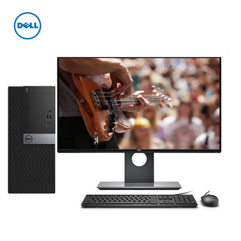 戴尔5070mt i5-9500 8g 1t 250gssd 2g独显 win10 23.8升降显示器